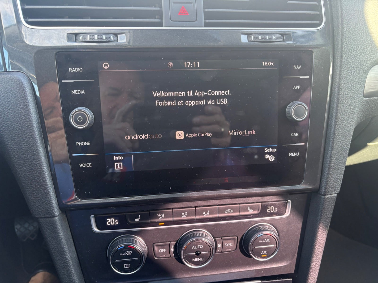 Sort VW Golf VII fra 2019