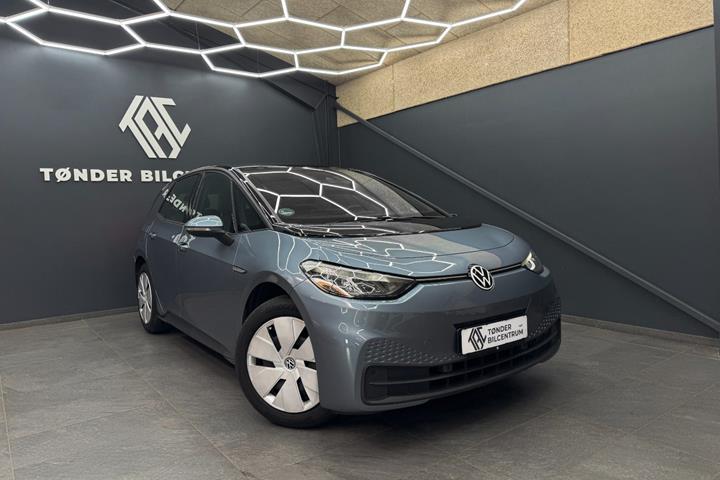 Blå VW ID.3 fra 2021