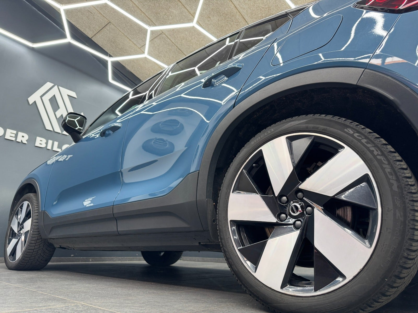 Grøn Volvo C40 fra 2022