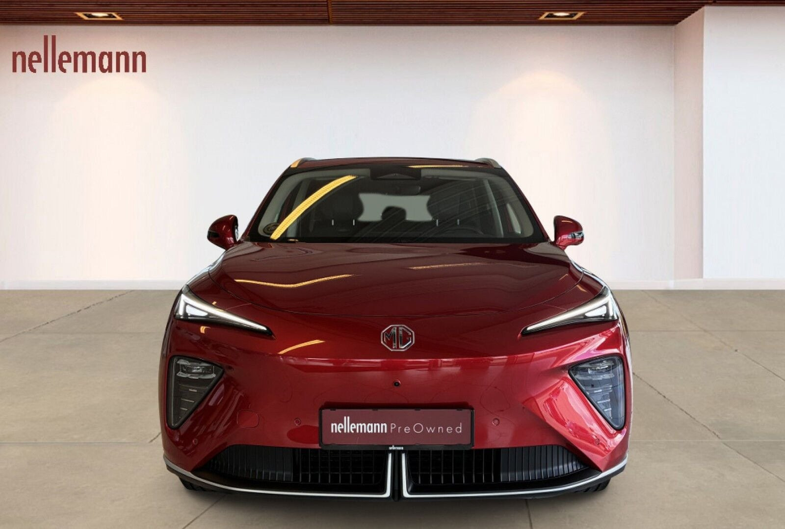 Rød MG MGS6 fra 2026