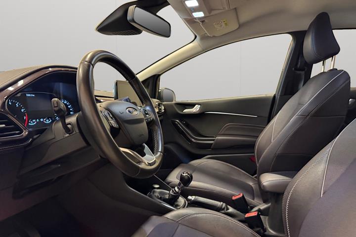 Sort Ford Fiesta fra 2018