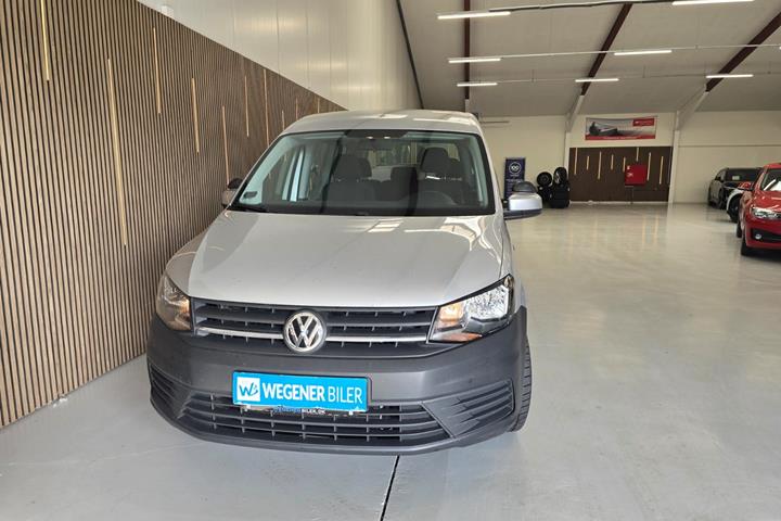 Sølv VW Caddy fra 2016