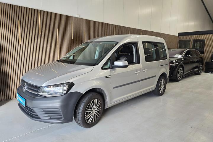 Sølv VW Caddy fra 2016