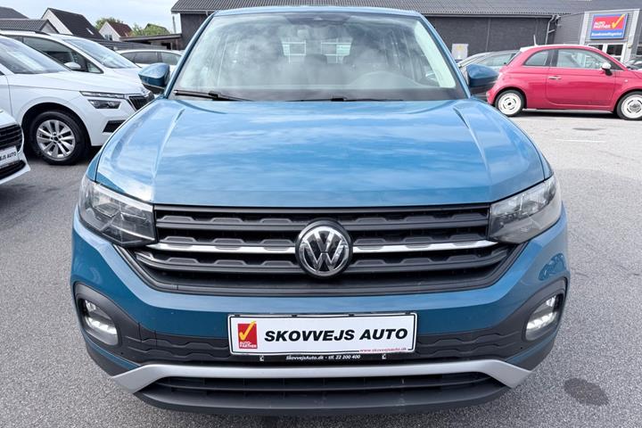 Blå VW T-Cross fra 2019