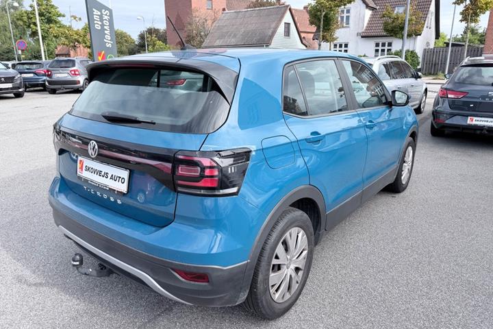 Blå VW T-Cross fra 2019