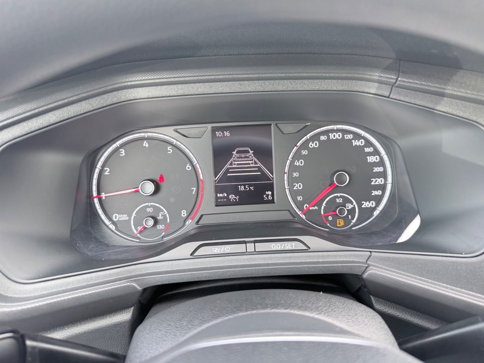 Blå VW T-Cross fra 2019