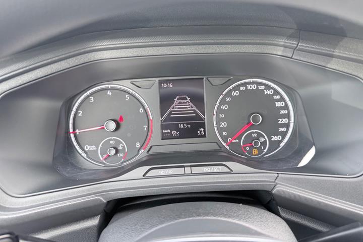 Blå VW T-Cross fra 2019
