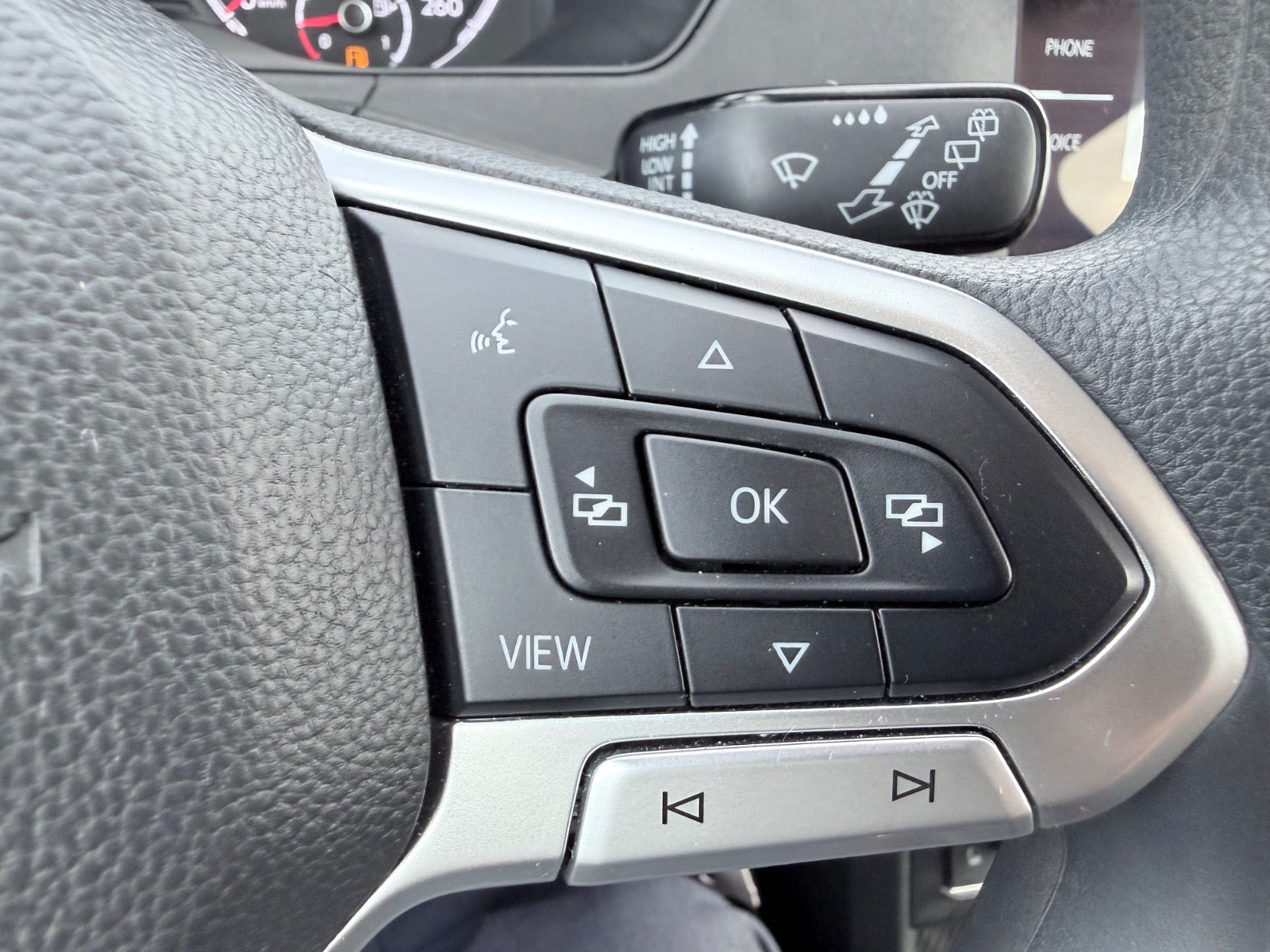 Blå VW T-Cross fra 2019