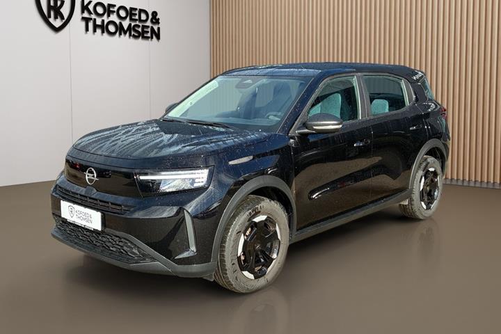 Sort Opel Frontera fra 2025 set udefra