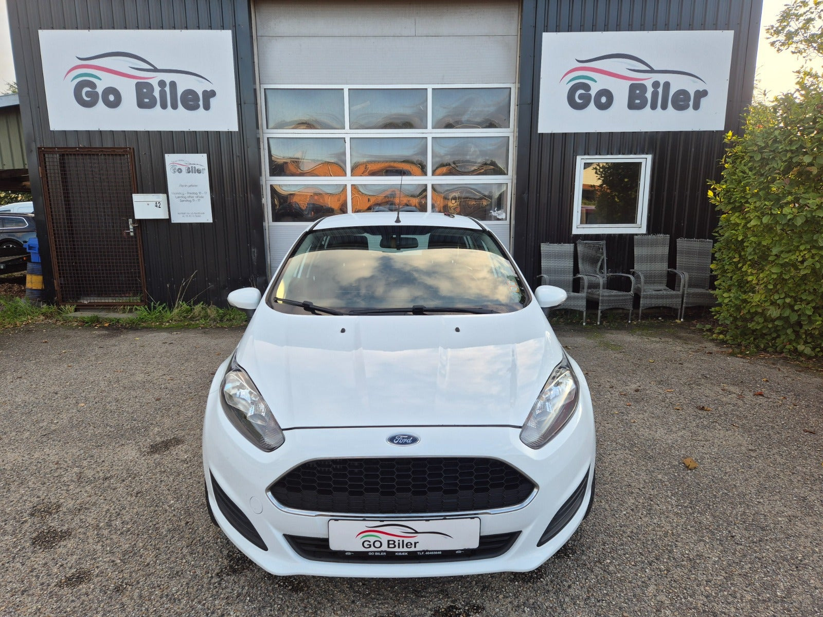Grøn Ford Fiesta fra 2017