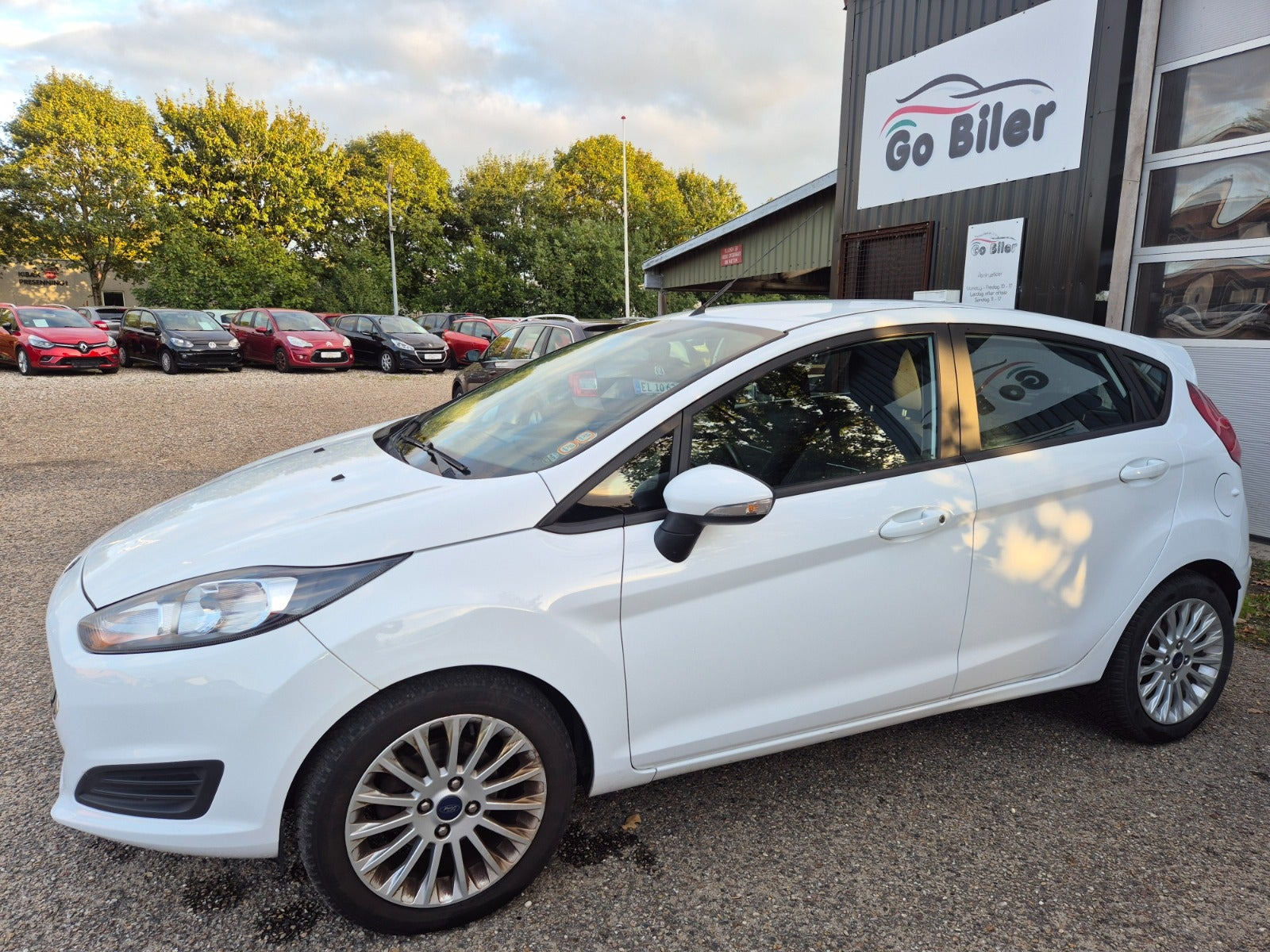 Grøn Ford Fiesta fra 2017