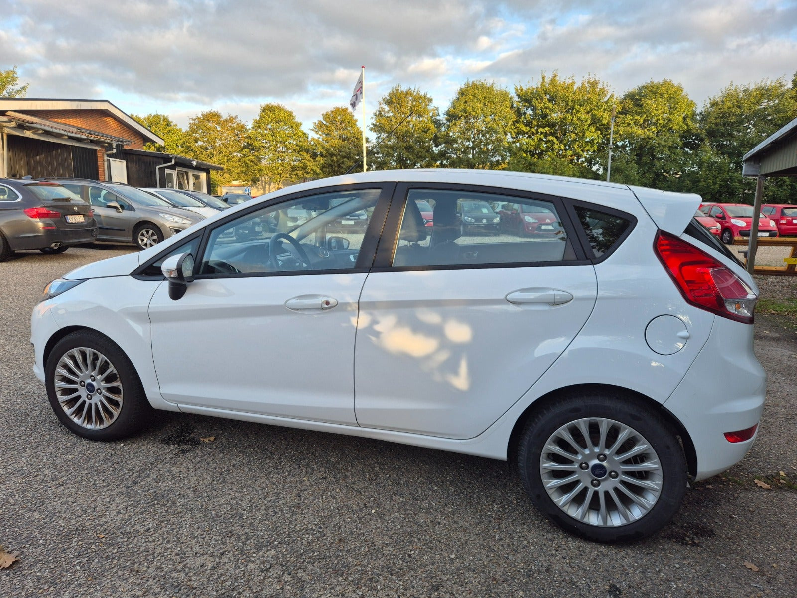 Grøn Ford Fiesta fra 2017