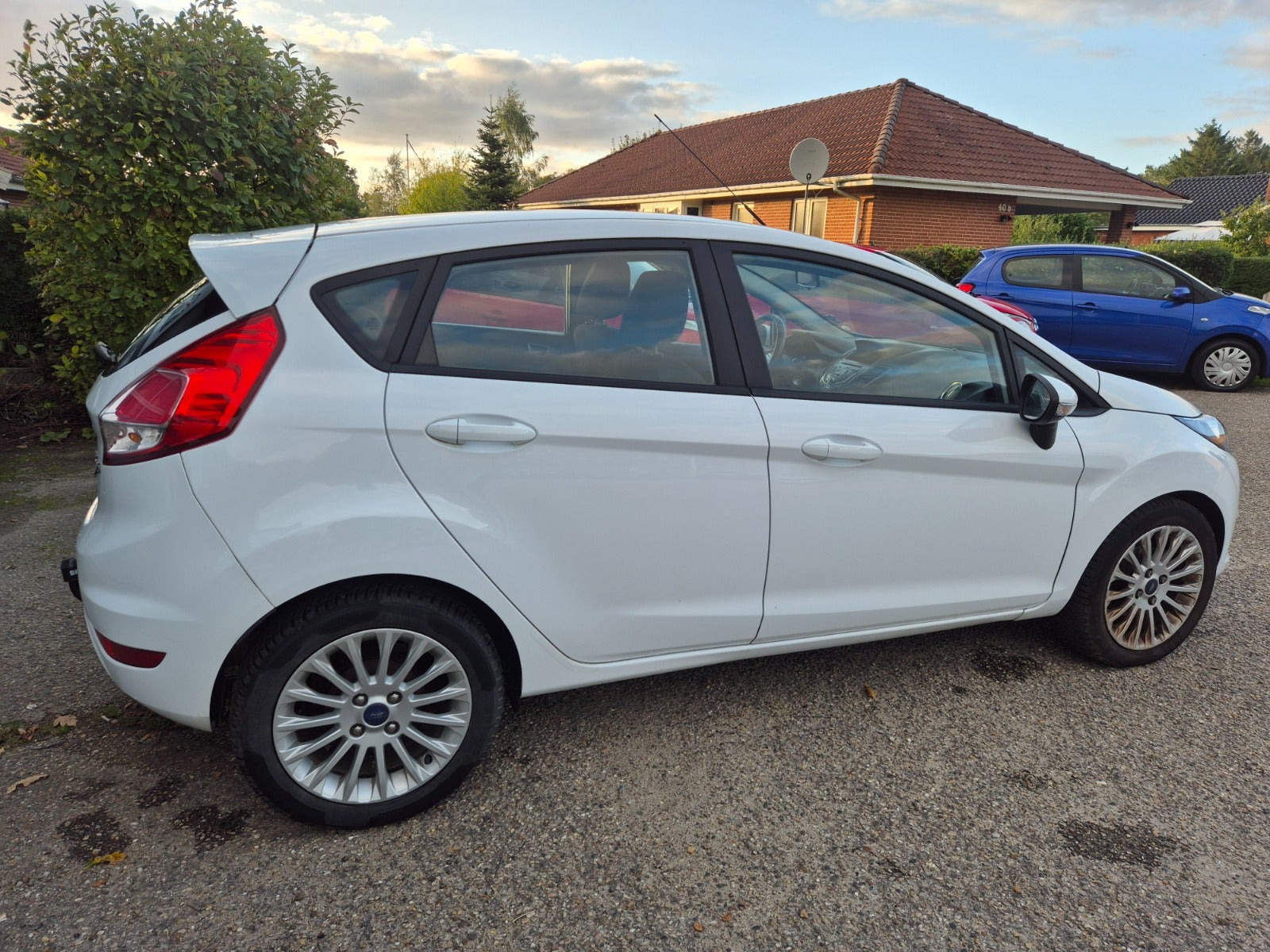 Grøn Ford Fiesta fra 2017