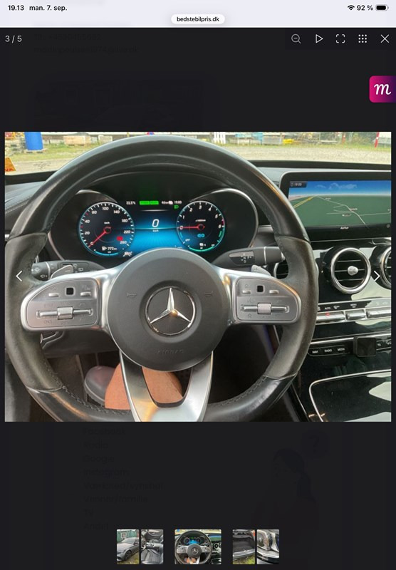 undefined Mercedes C300 de fra 2021