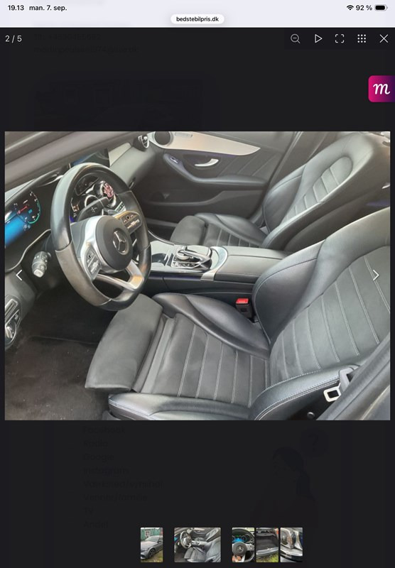 undefined Mercedes C300 de fra 2021