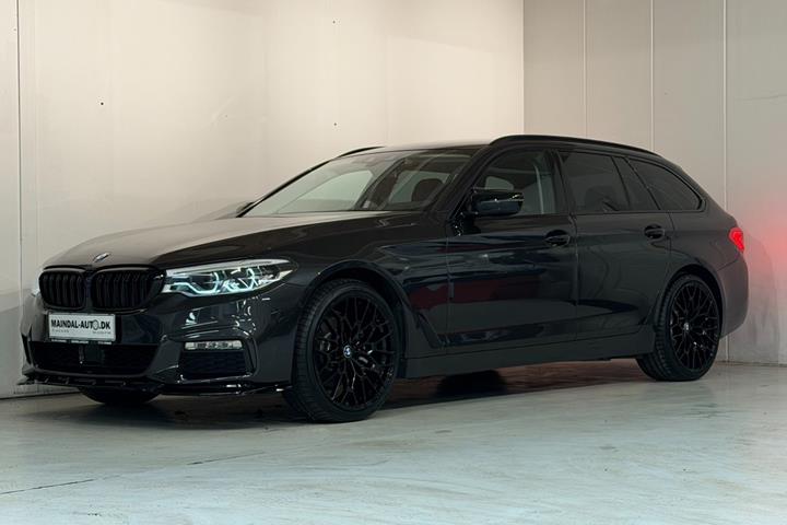 Sort BMW 520d fra 2018