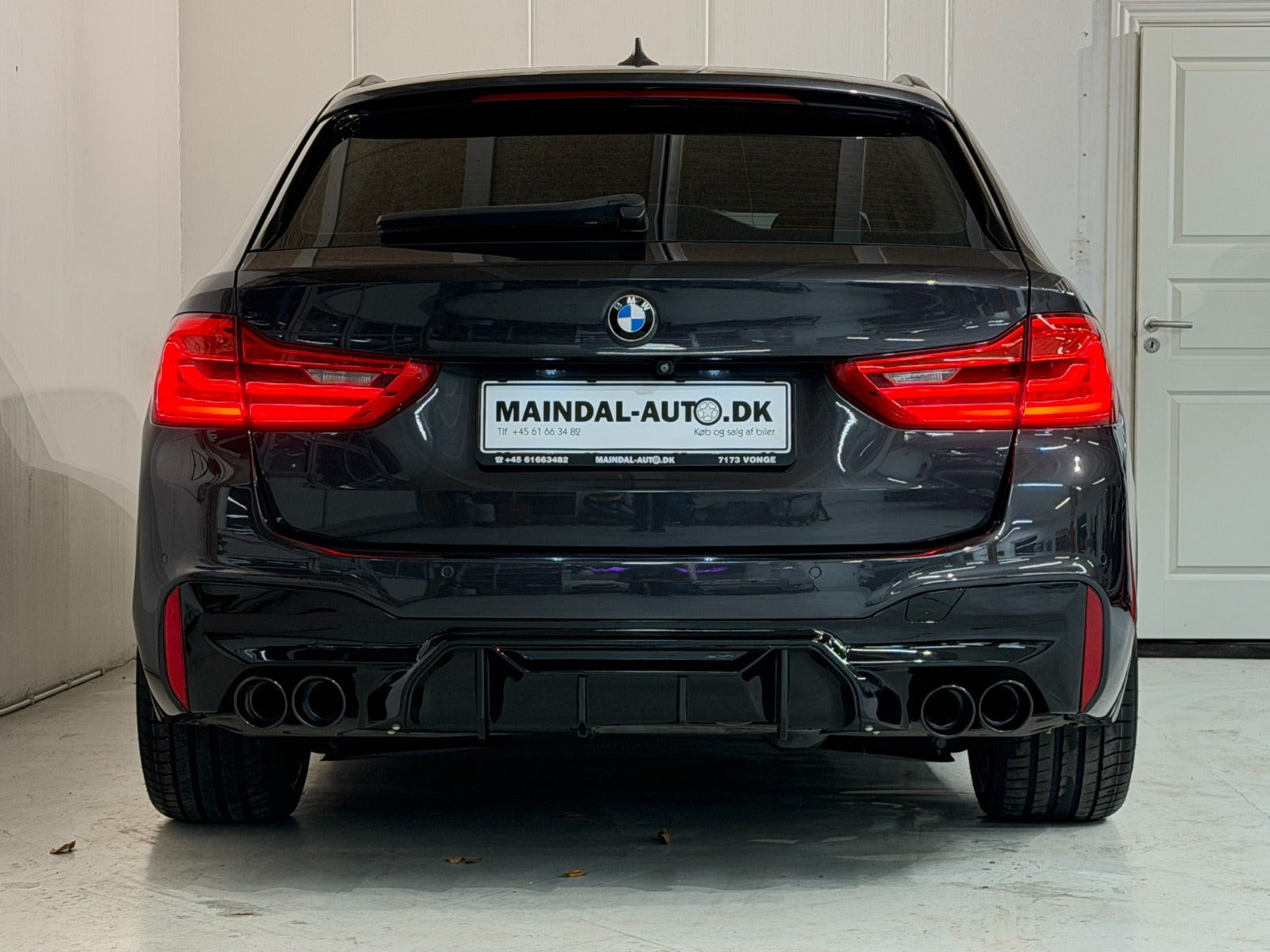 Sort BMW 520d fra 2018