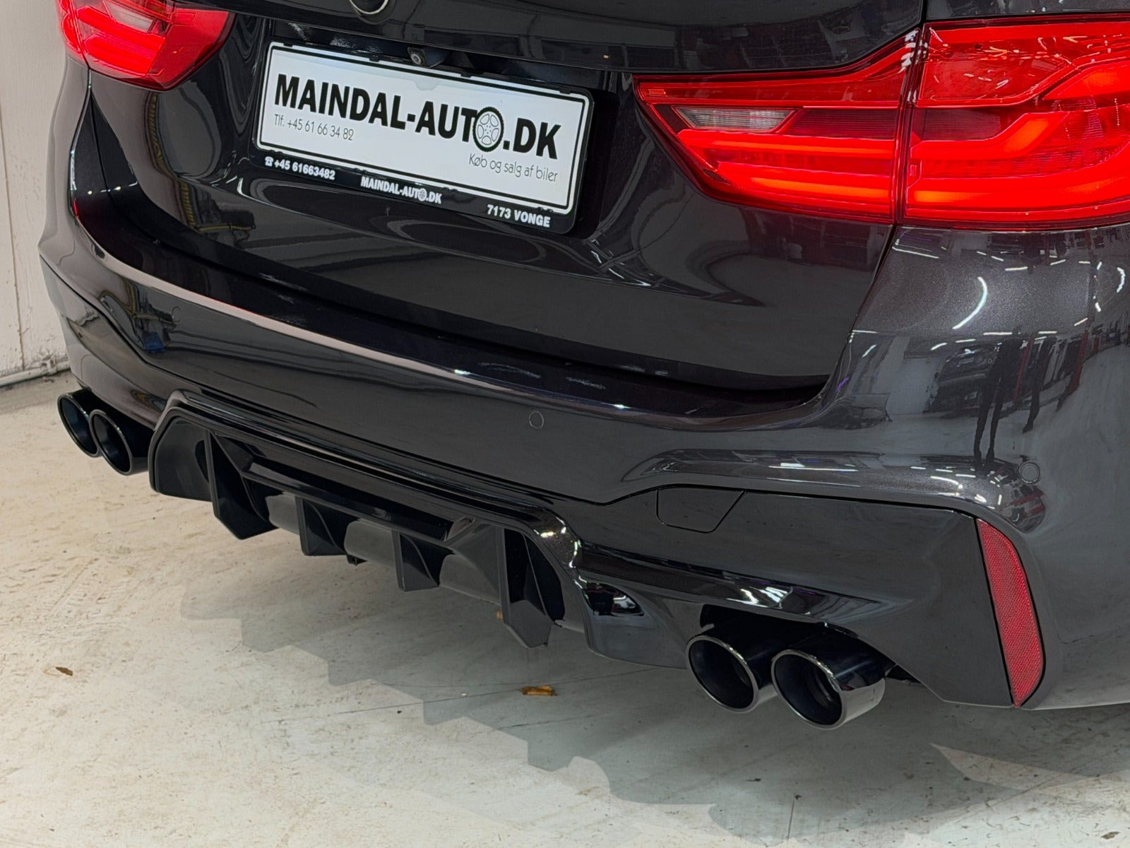 Sort BMW 520d fra 2018