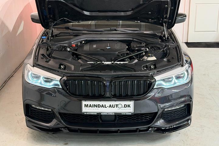 Sort BMW 520d fra 2018