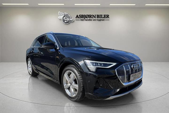 Sort Audi e-tron fra 2023