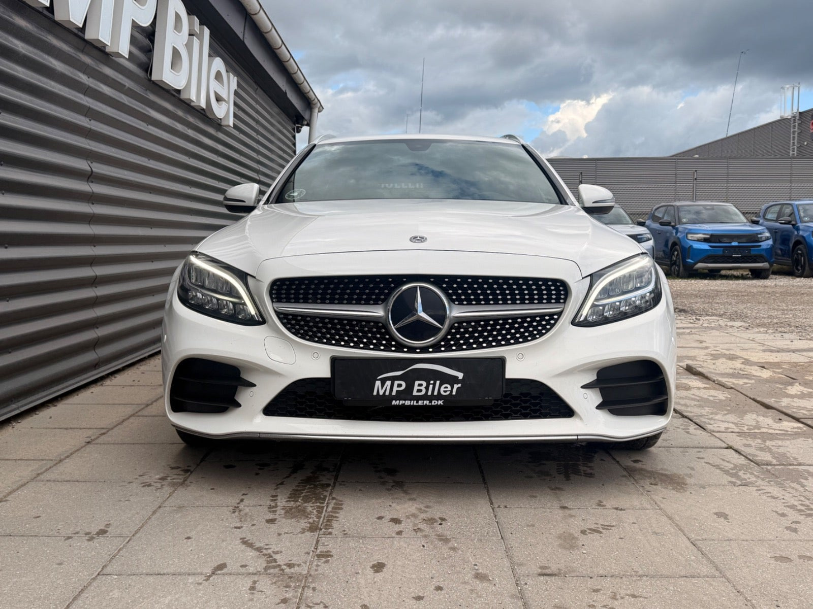 Hvid Mercedes C220 d fra 2018