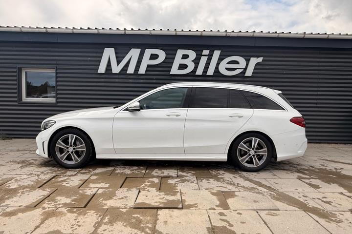 Hvid Mercedes C220 d fra 2018