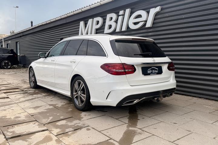 Hvid Mercedes C220 d fra 2018