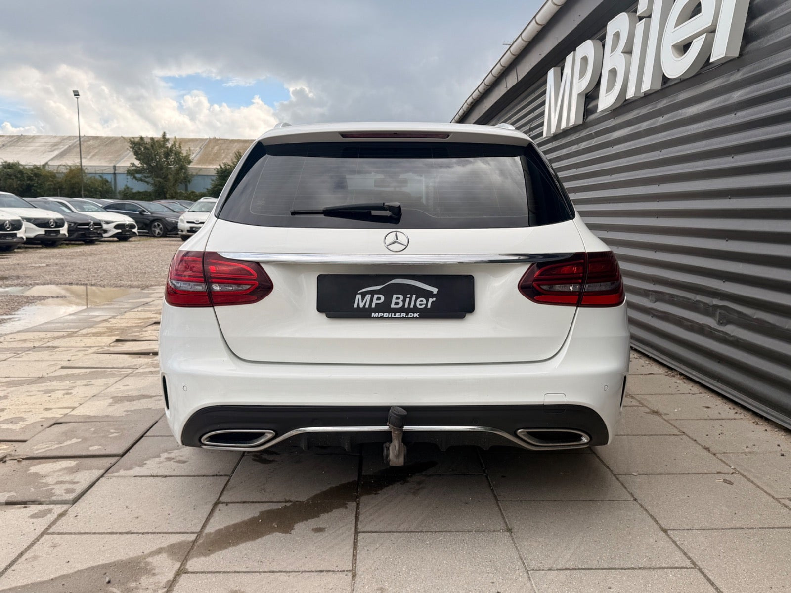 Hvid Mercedes C220 d fra 2018