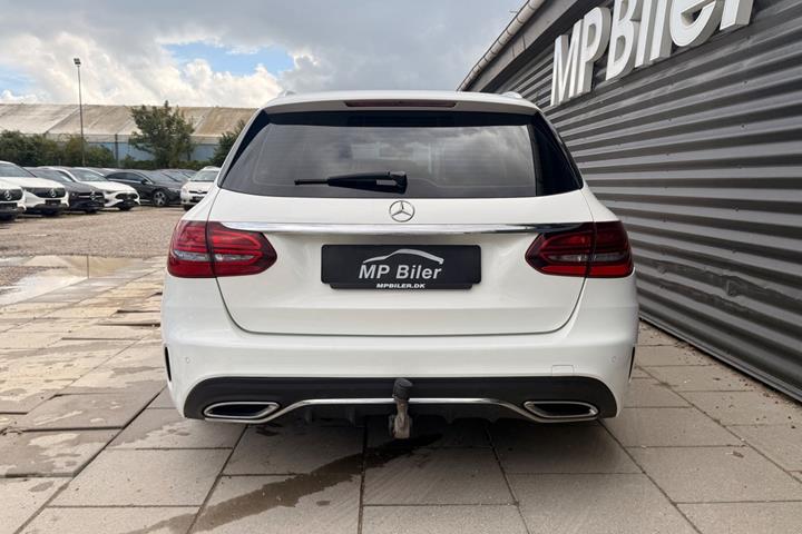 Hvid Mercedes C220 d fra 2018