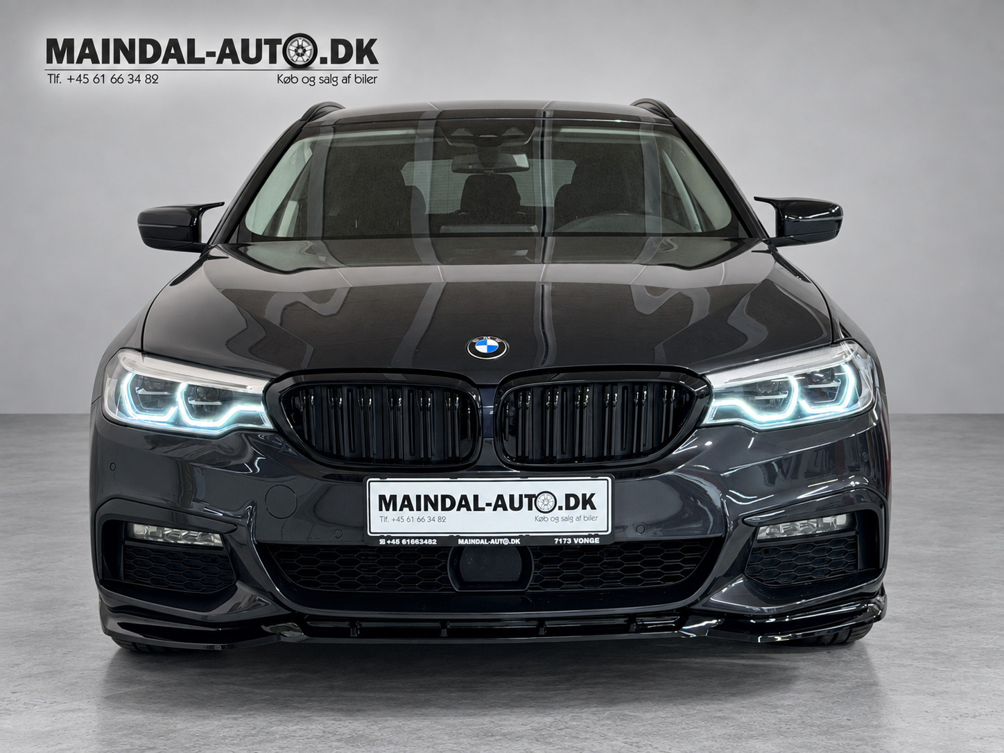 Sort BMW 520d fra 2018