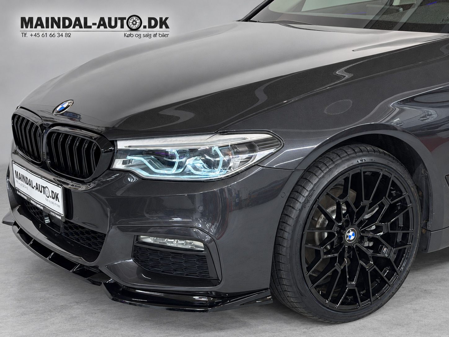 Sort BMW 520d fra 2018