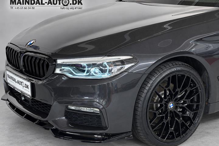 Sort BMW 520d fra 2018