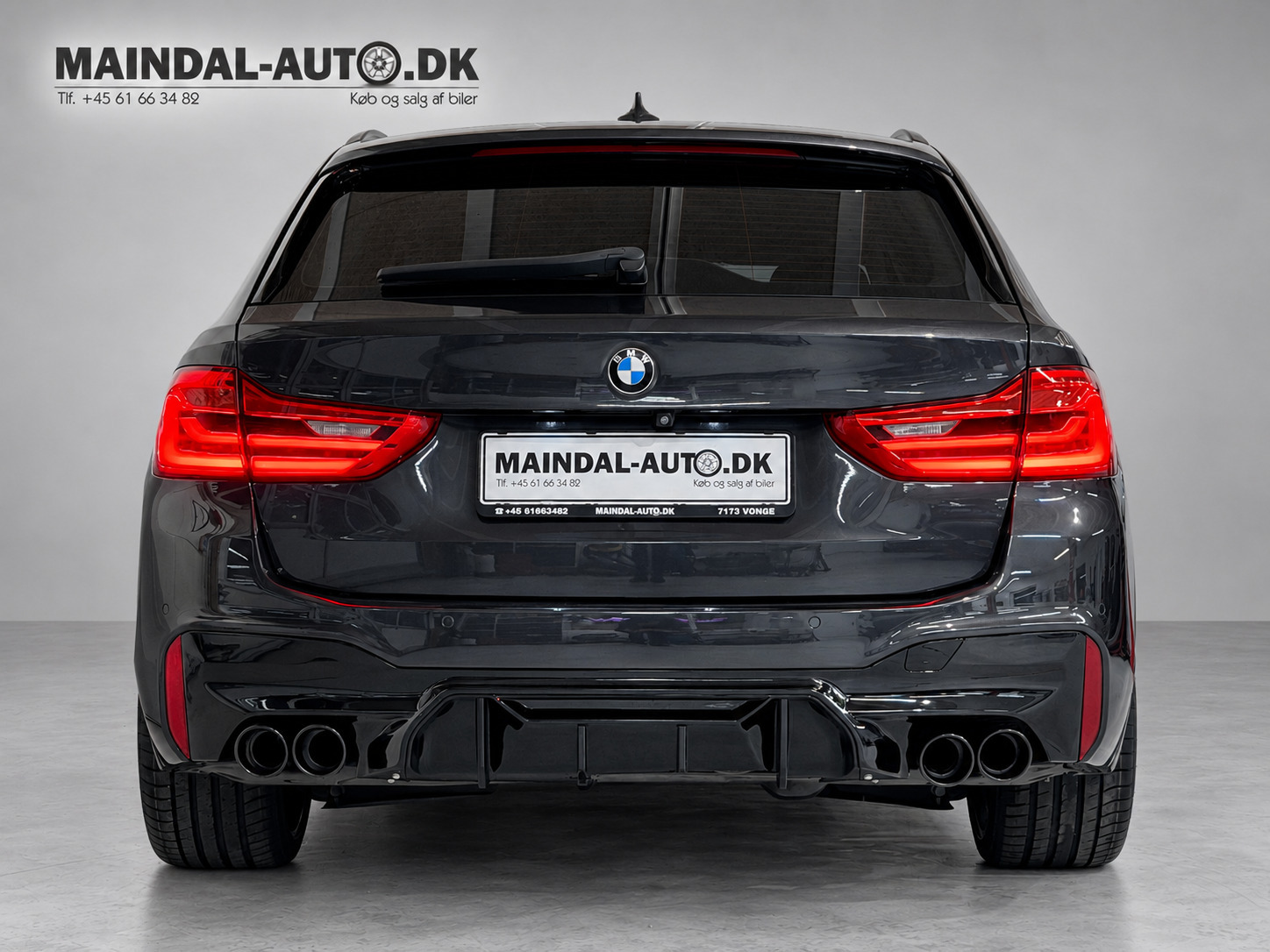 Sort BMW 520d fra 2018