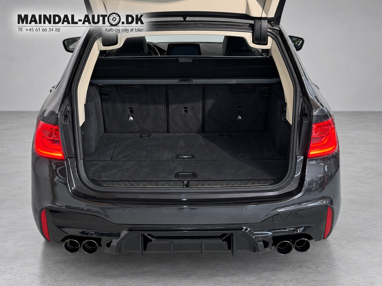Sort BMW 520d fra 2018