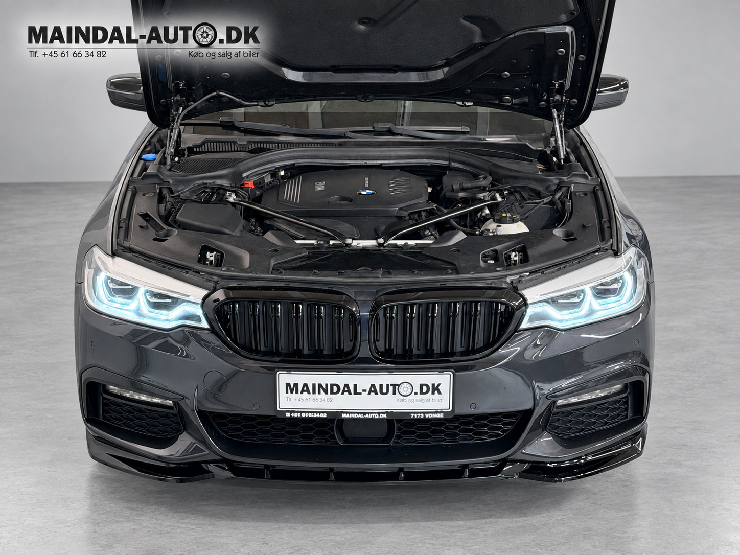 Sort BMW 520d fra 2018