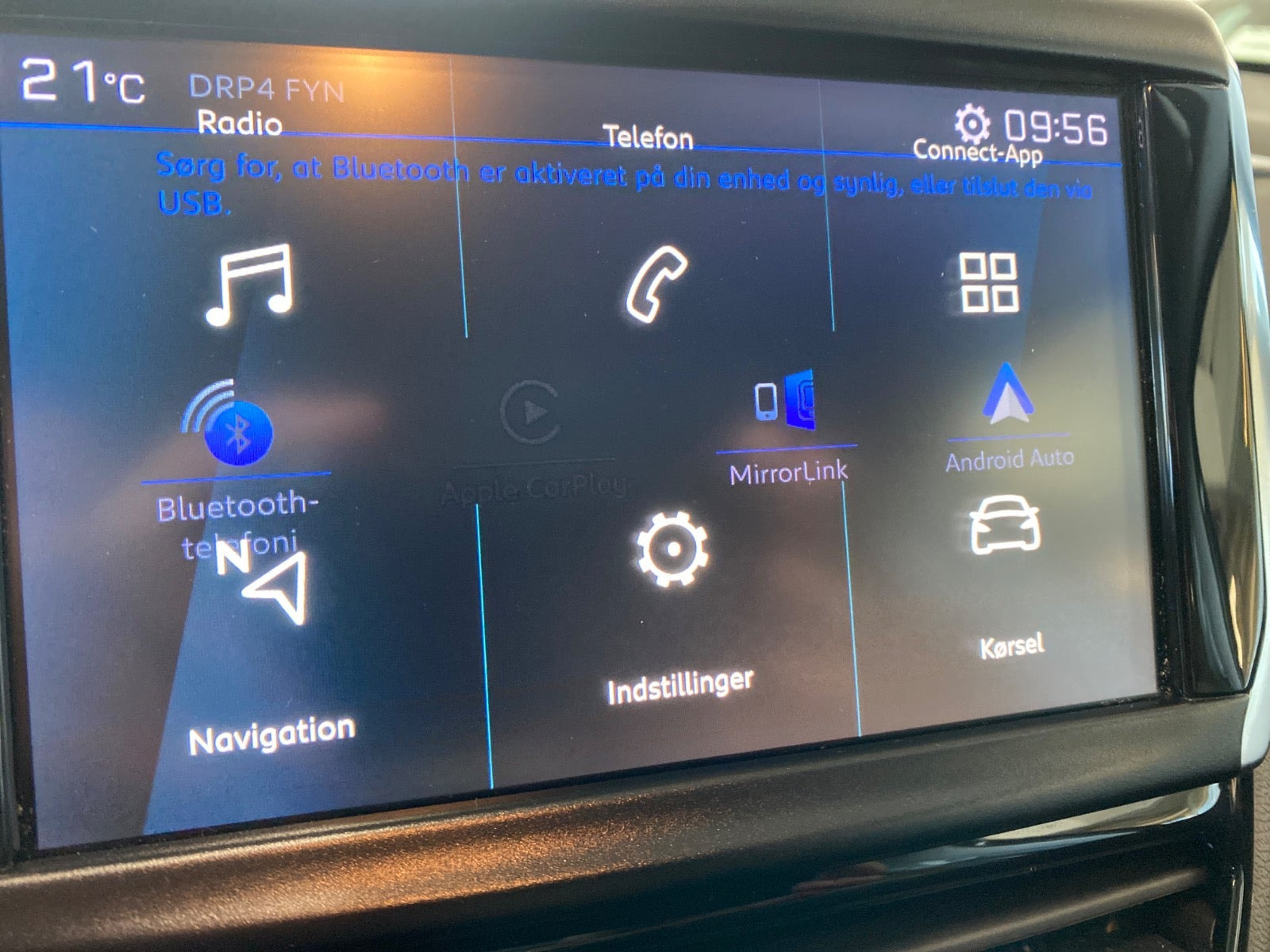 Sort Peugeot 208 fra 2019