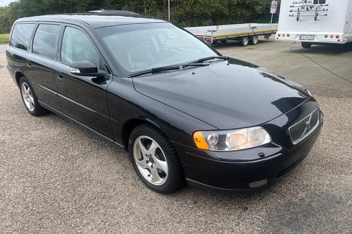 Sort Volvo V70 fra 2007