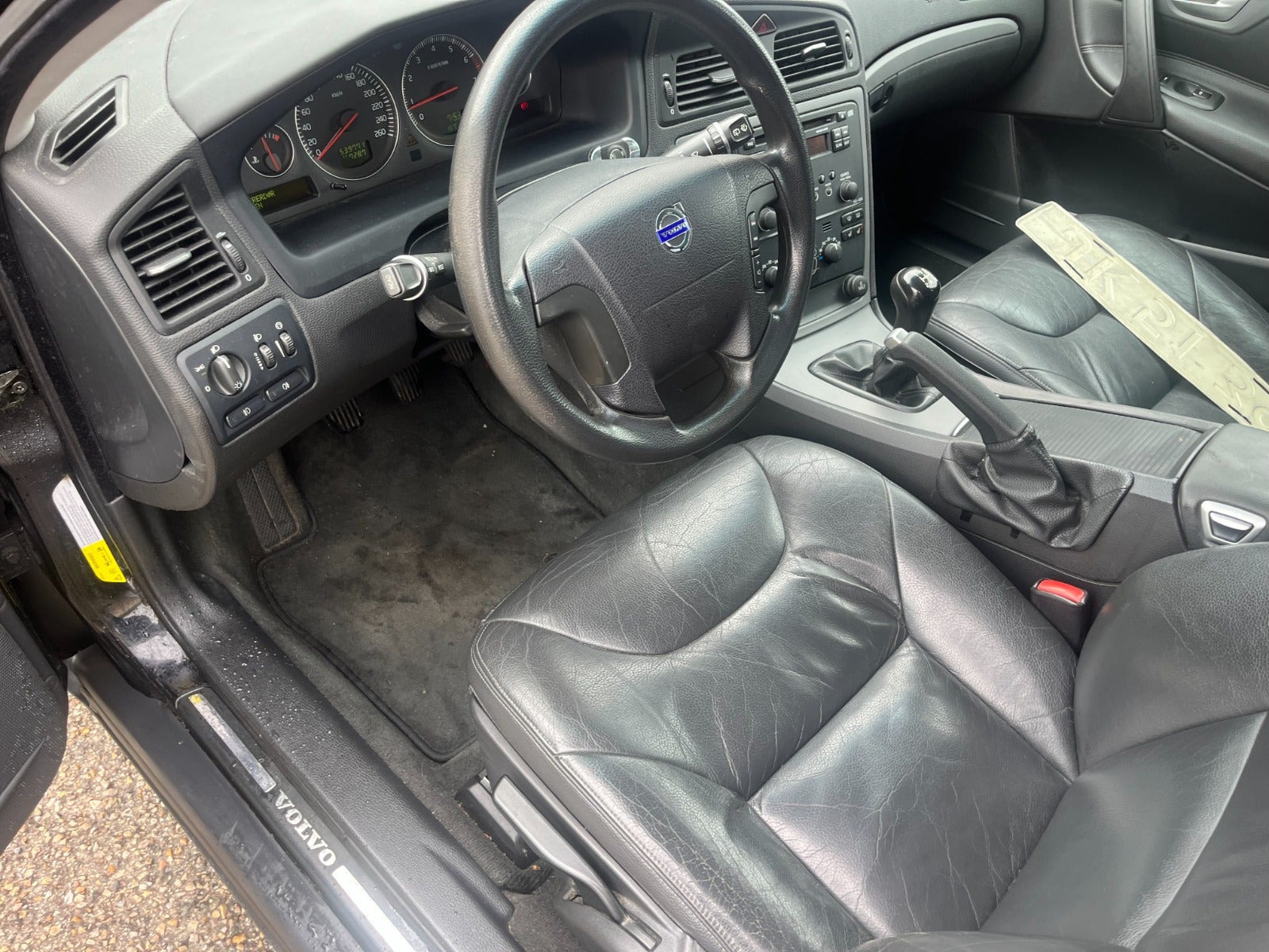Sort Volvo V70 fra 2007
