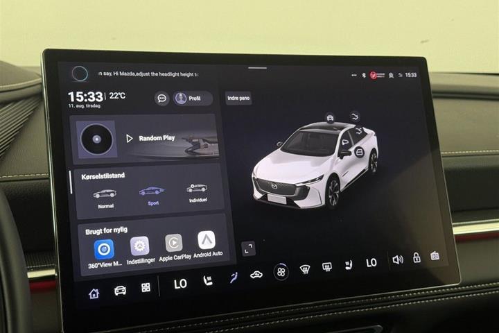 Hvid Mazda 6e fra 2026