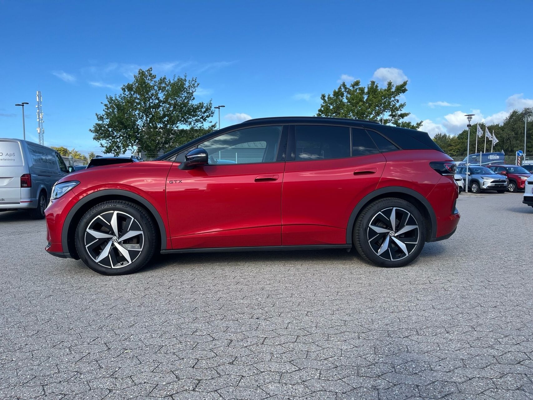 Rød VW ID.4 fra 2023