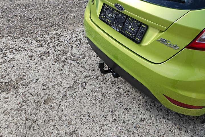 Gul Ford Fiesta fra 2009