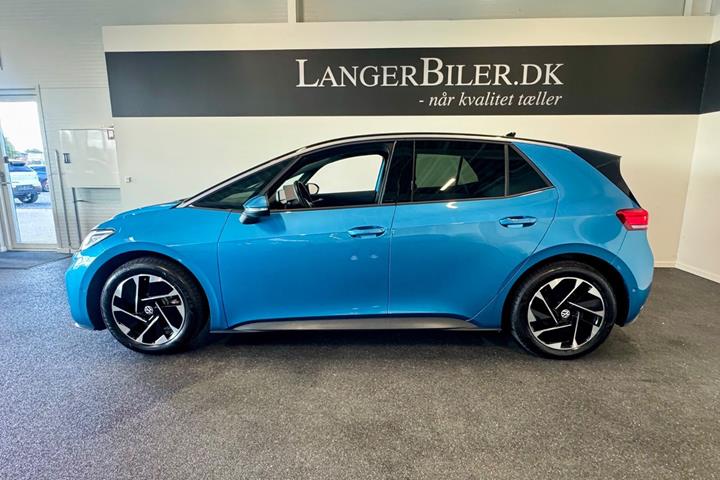 Blå VW ID.3 fra 2025
