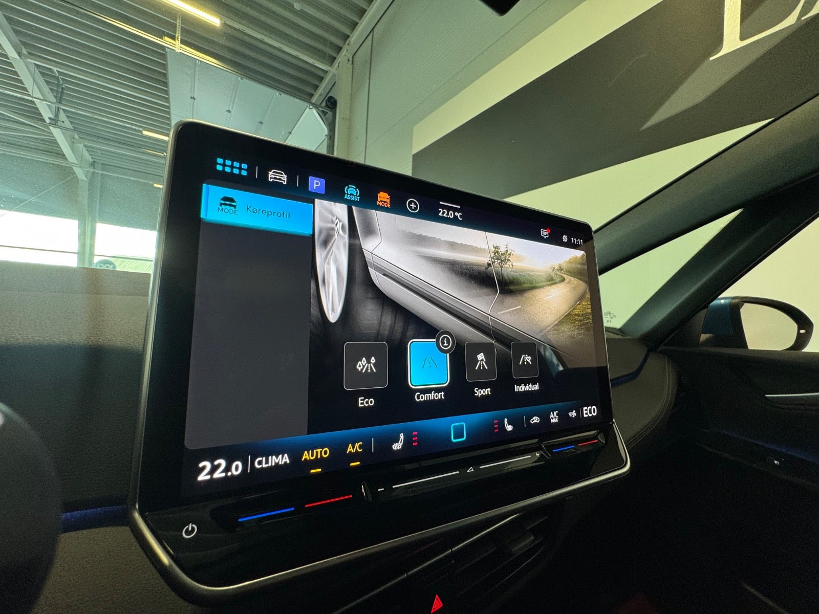 Blå VW ID.3 fra 2025