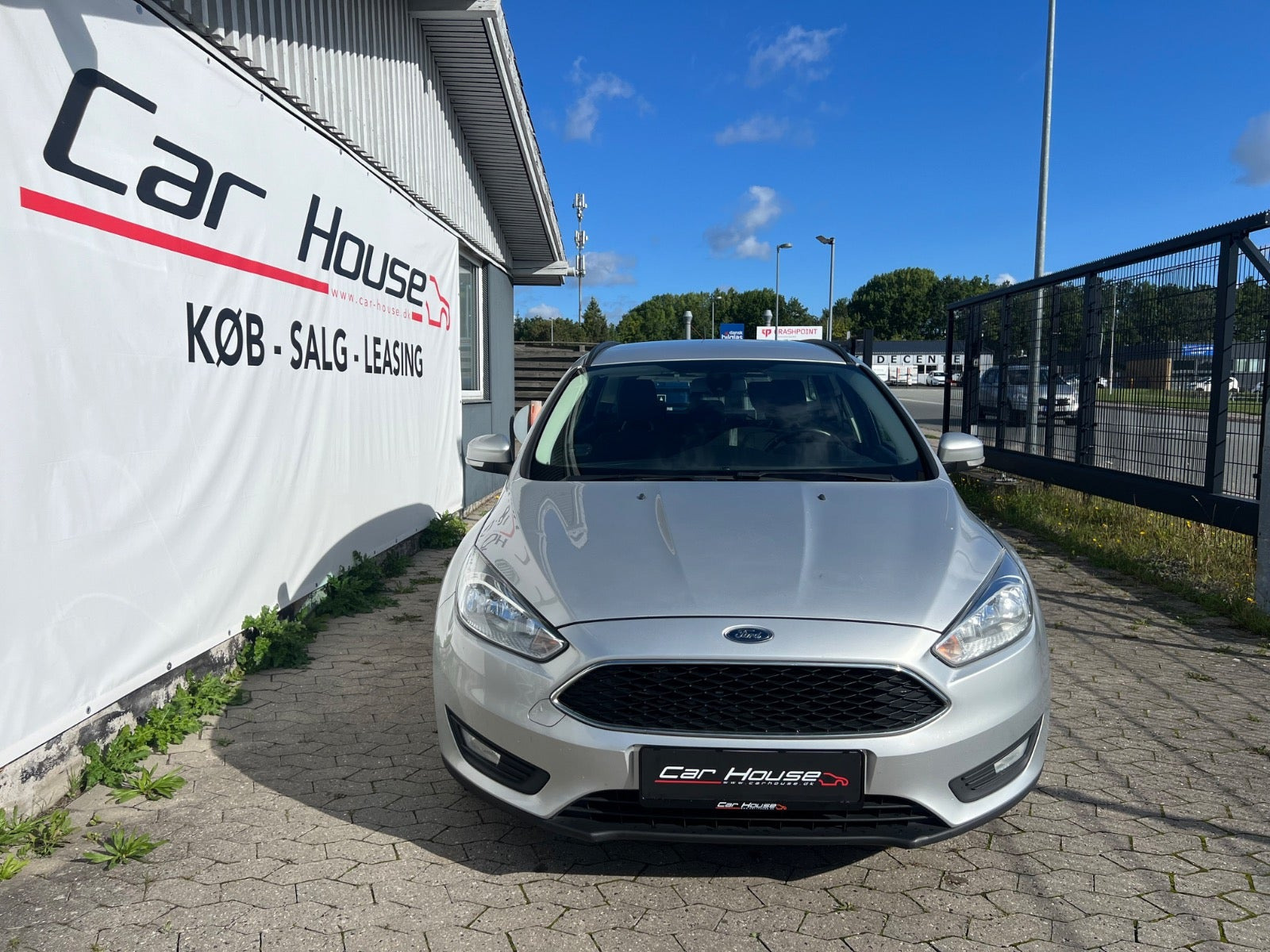 Sølv Ford Focus fra 2015