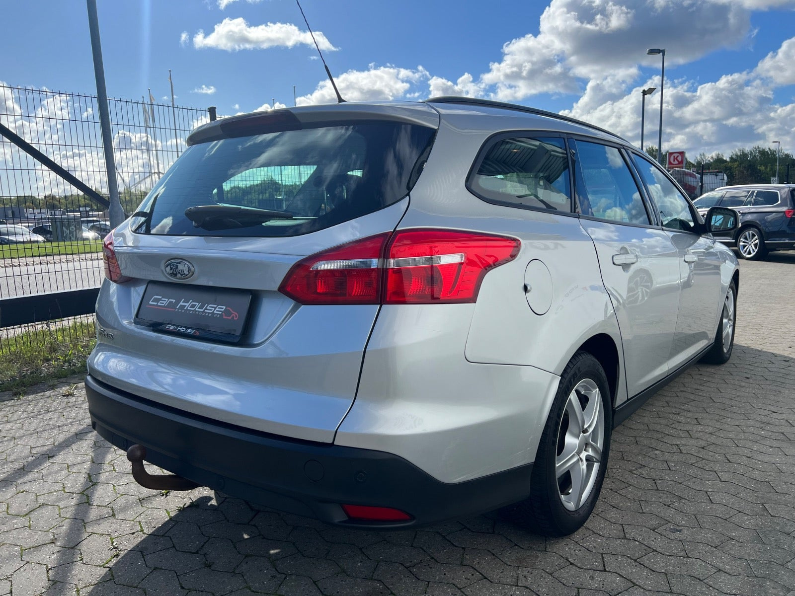 Sølv Ford Focus fra 2015