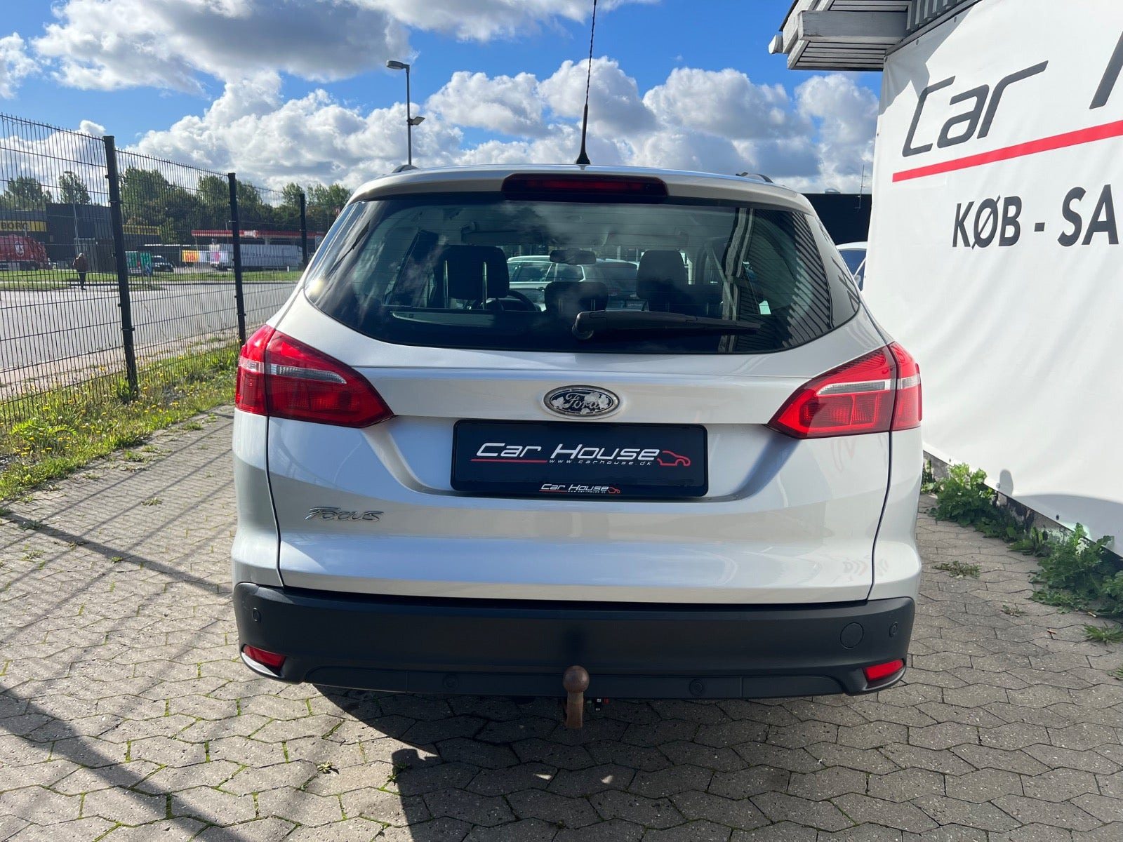 Sølv Ford Focus fra 2015