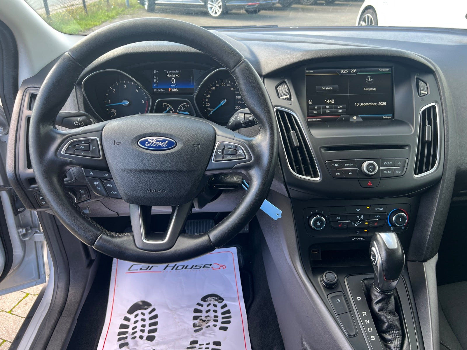 Sølv Ford Focus fra 2015