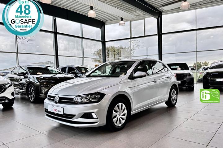 Sølv VW Polo fra 2020