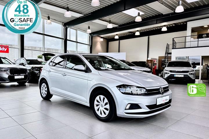 Sølv VW Polo fra 2020
