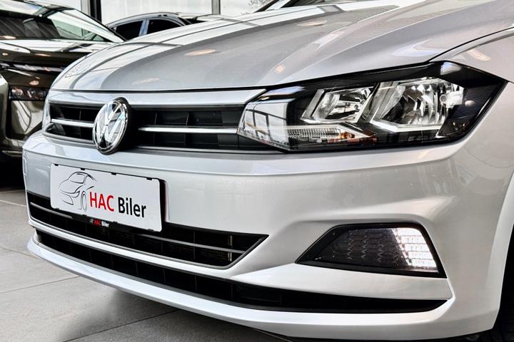 Sølv VW Polo fra 2020